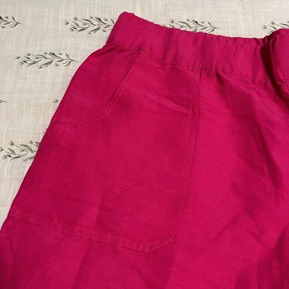 Coldwater Creek Natural fit magenta pull on shorts women’s 14 - Picture 4 of 8